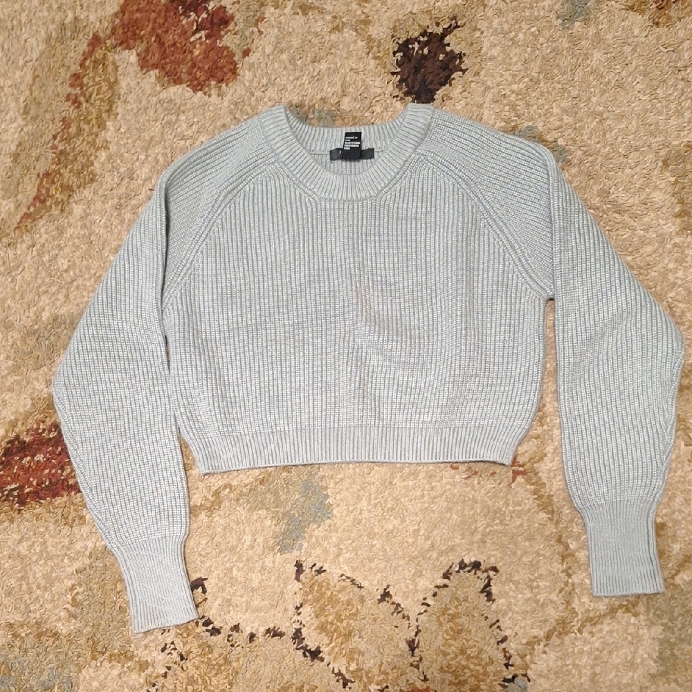 Forever 21 Jade Green Ribbed Sweater